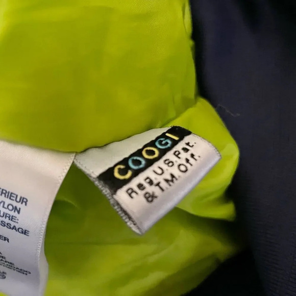 Coogi Navy Nylon Bomber Jacket SZ S‎ - Picture 4 of 8